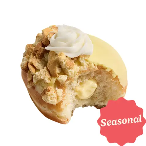 Krispy Kreme Banana Pudding Doughnut