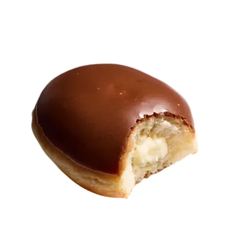 Krispy Kreme Chocolate Iced Custard Filled Doughnut